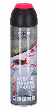 BIODUR Construction marking spray in aerosol package 500 ml - Pink